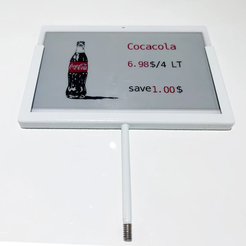 7.3 Pulgada Elektroniko nga Presyo Tag Metal Tornilyo Bukid Coca-cola Estilo